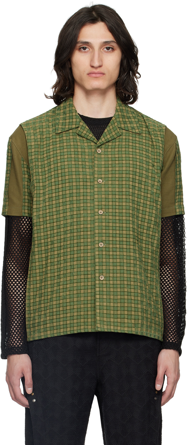 Shop Andersson Bell Green Aprol Shirt
