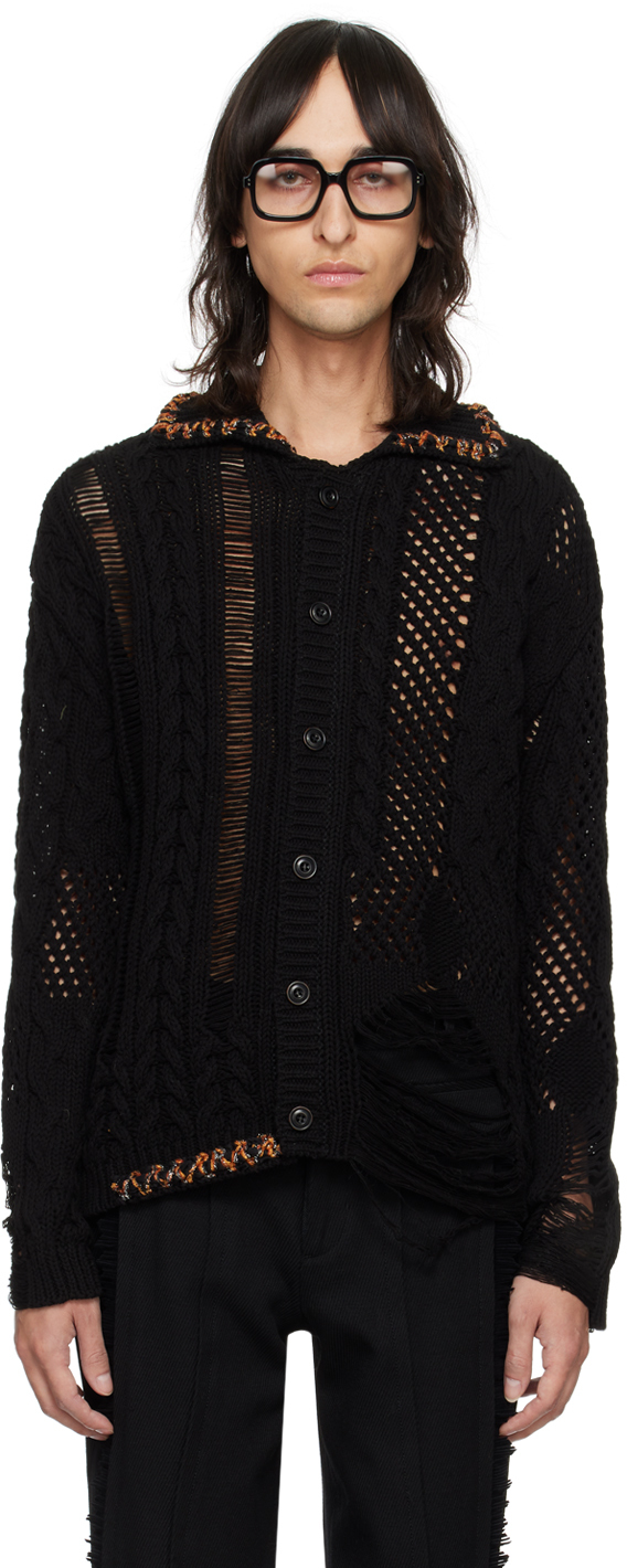 Andersson Bell Black 'sauvage' Cardigan