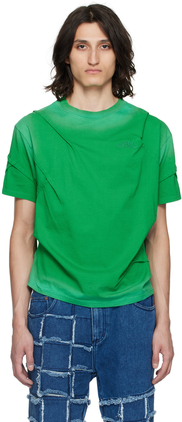 Shop Andersson Bell Green Mardro Gradient T-shirt