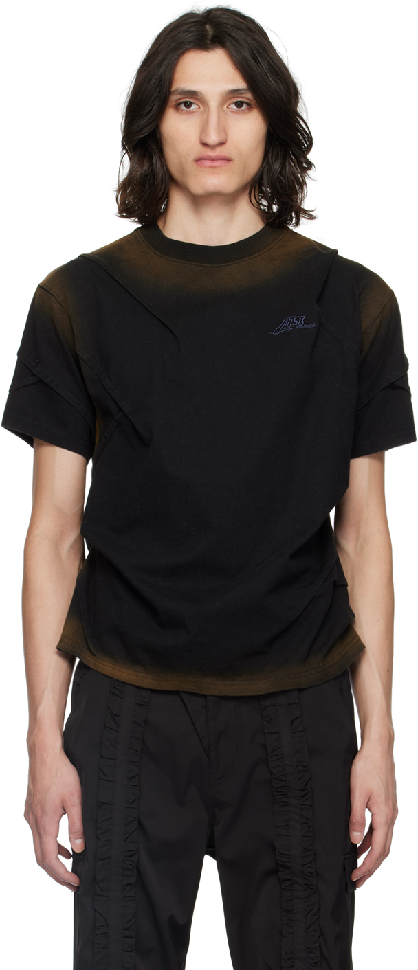 Shop Andersson Bell Black Mardro Gradient T-shirt