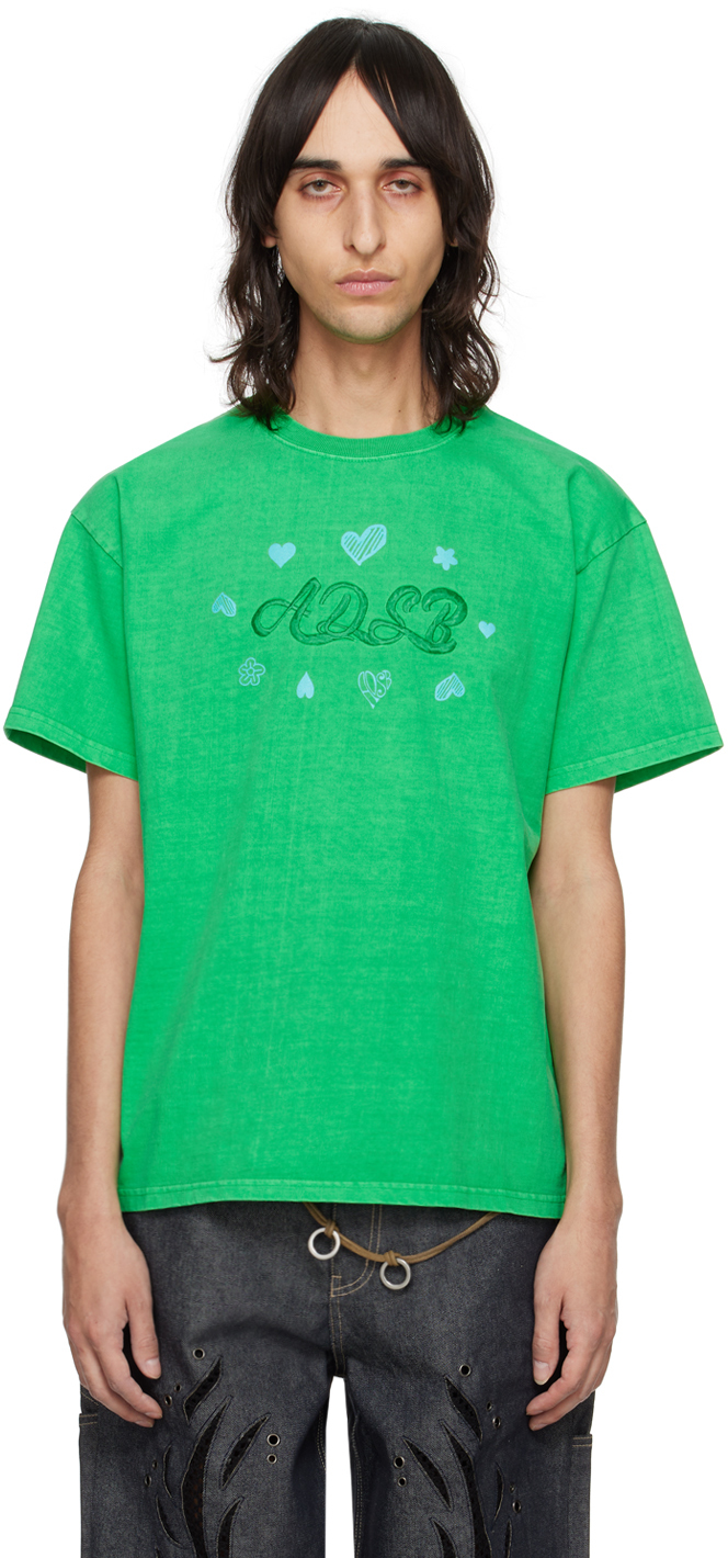 Green Hearts Card T-Shirt