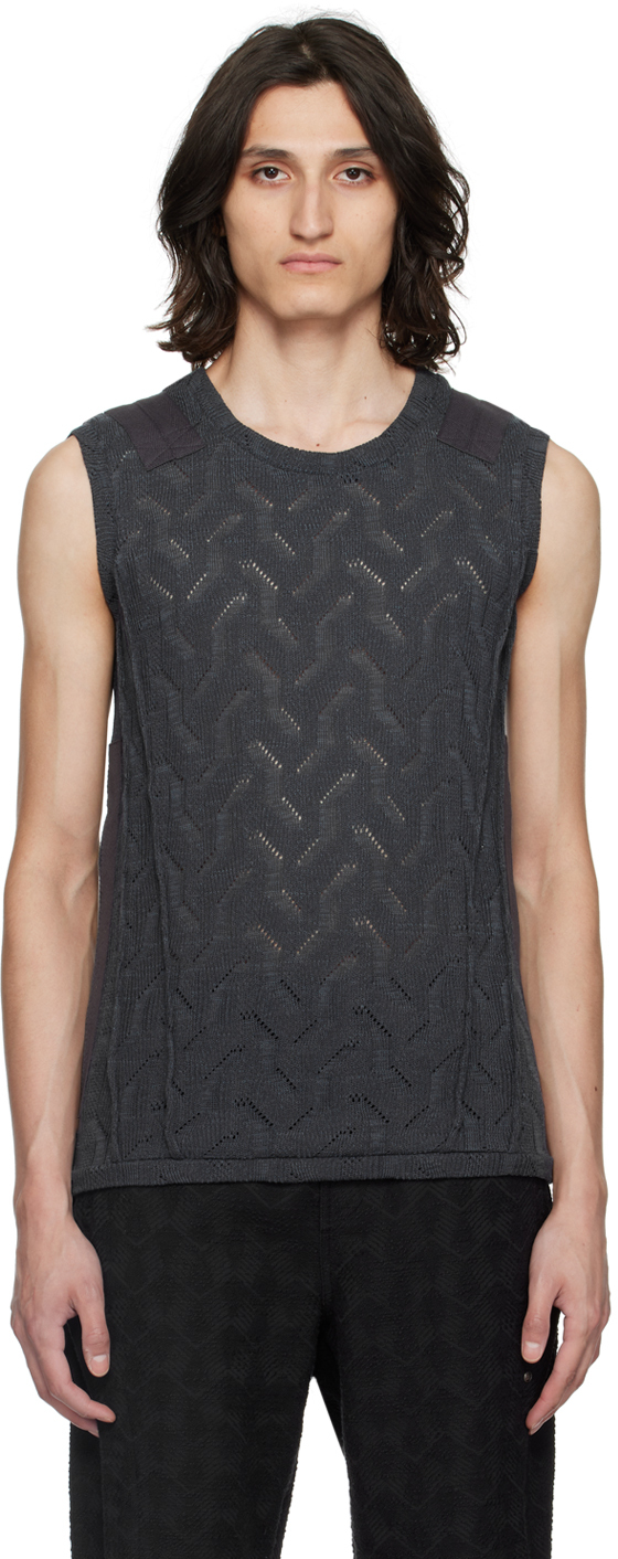 Shop Andersson Bell Gray Waden Tank Top In Charcoal