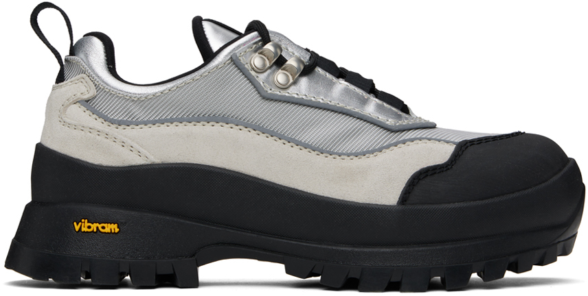 Silver Aaron Trail Sneakers by Andersson Bell on Sale