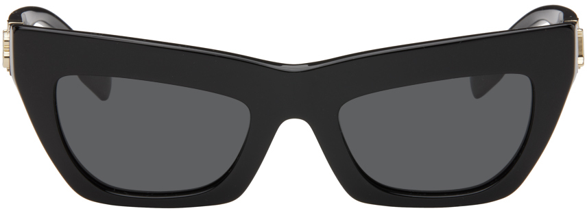 Burberry Black Cat-eye Sunglasses In 300187 Black
