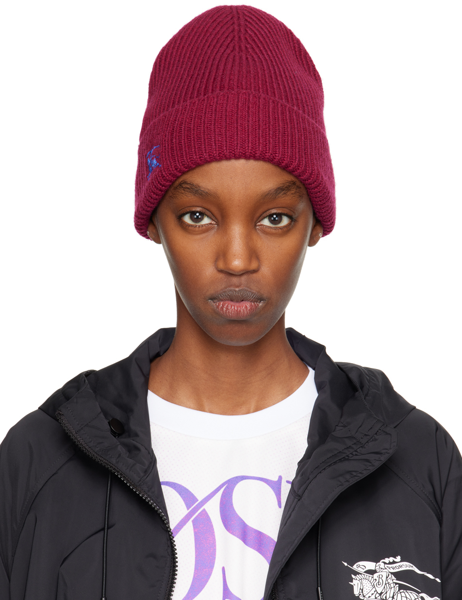 Ribbed Cashmere Beanie Hat