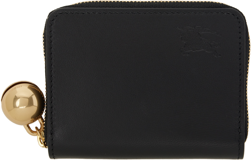 Black EKD Leather Zip Wallet