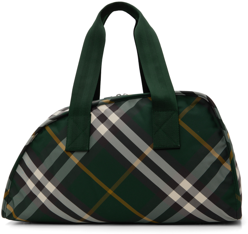 Green Medium Shield Duffle Bag