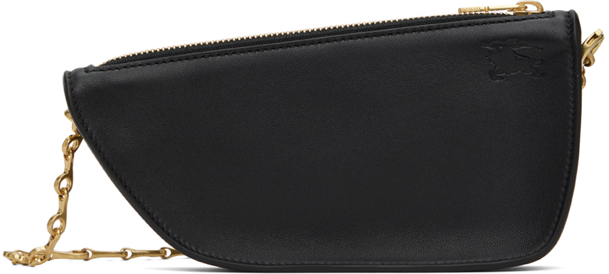 Shop Burberry Black Micro Shield Sling Bag