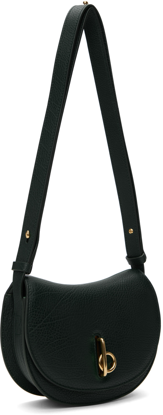 Burberry Green Mini Rocking Horse Bag In Vine