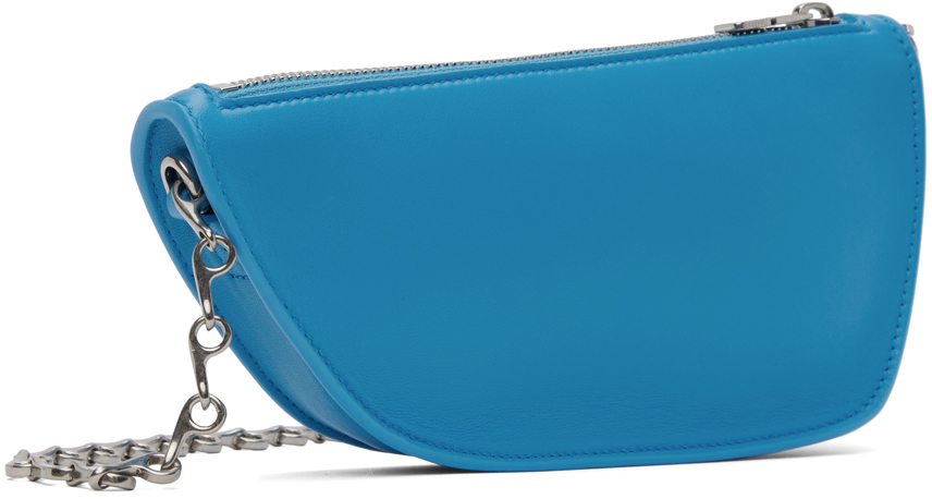 Burberry Micro Shield Sling Shoulder Bag In Turquoise