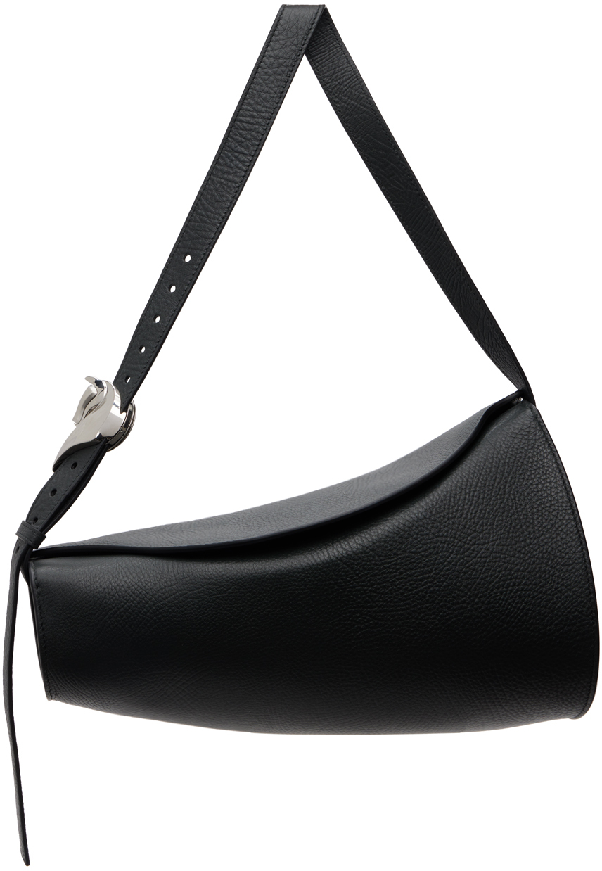 Black Large Horn Bag