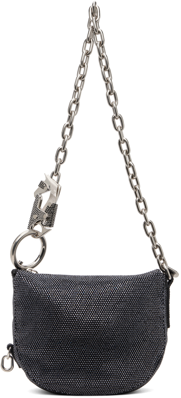 BURBERRY BLACK MINI KNIGHT BAG 