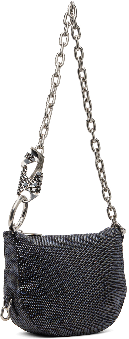 BURBERRY BLACK MINI KNIGHT BAG 