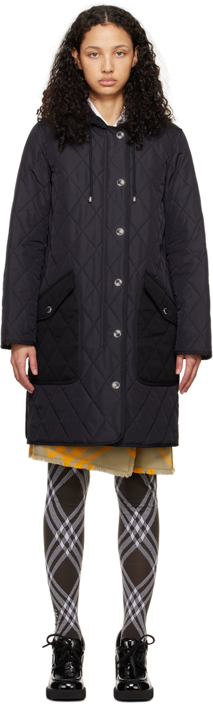 Burberry Black Quilted Thermoregulated Jacket