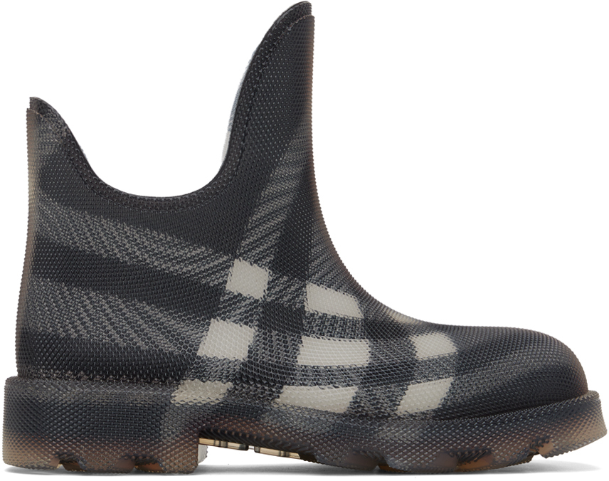 BURBERRY 'Marsh' ankle boots バーバリー ラバー ブーツ Burberry Ankle boots for Women | Online Sale up to 85% off