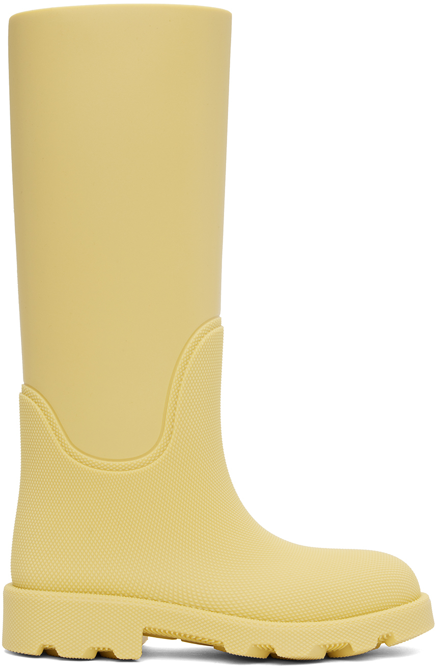 Yellow Rubber Marsh High Boots
