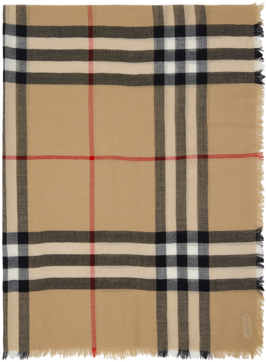 burberry scarf beige