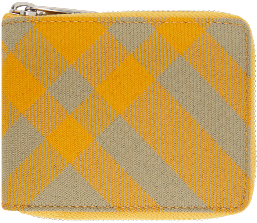 burberry wallet yellow