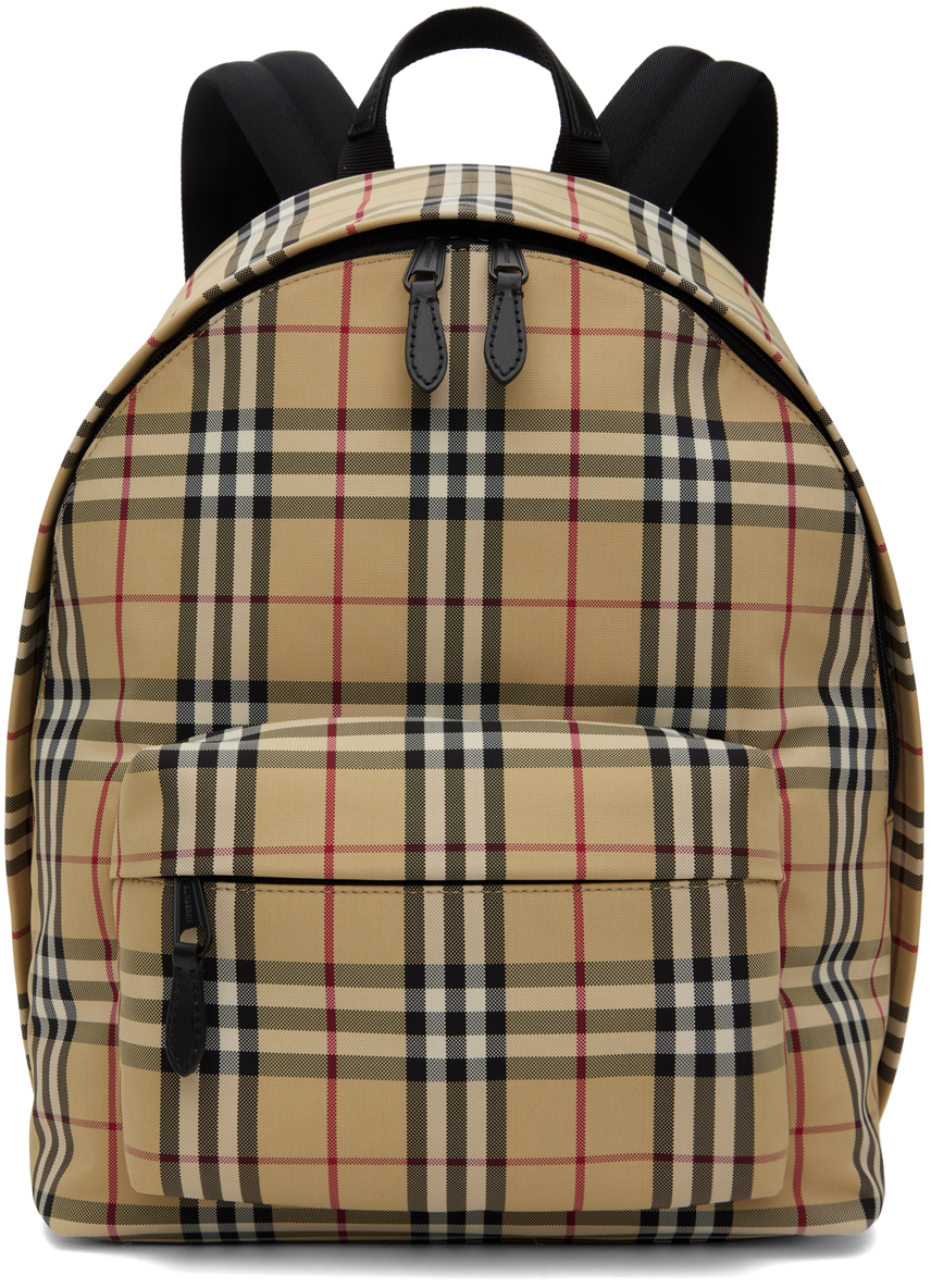 Burberry vintage check online backpack