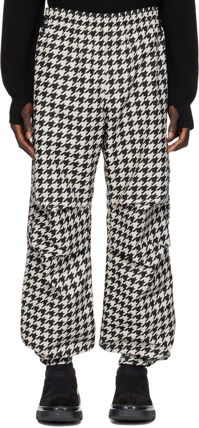 Black & White Houndstooth Trousers
