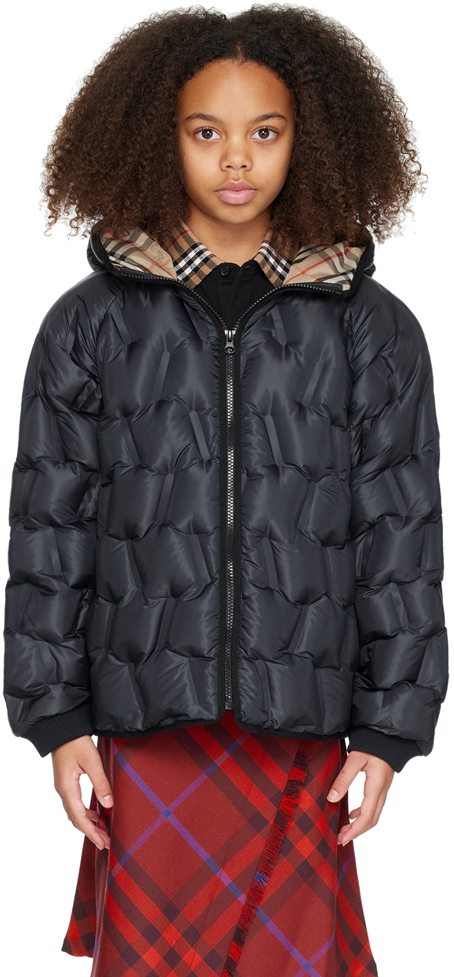 Burberry Kids Overall Coat Blue 12M
