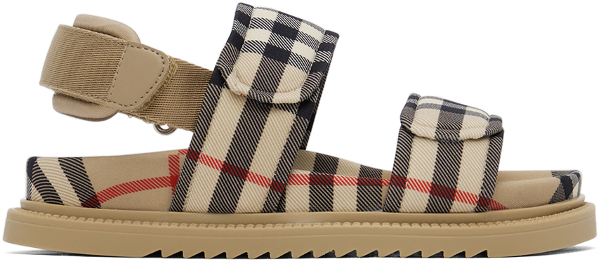 BURBERRY Toddler deals Boy Velcro Sandals 31