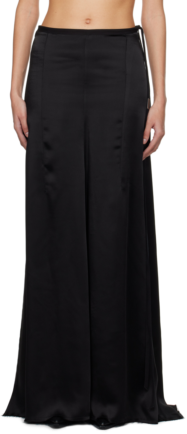 Ann Demeulemeester Black Sita Maxi Skirt In 099 Black