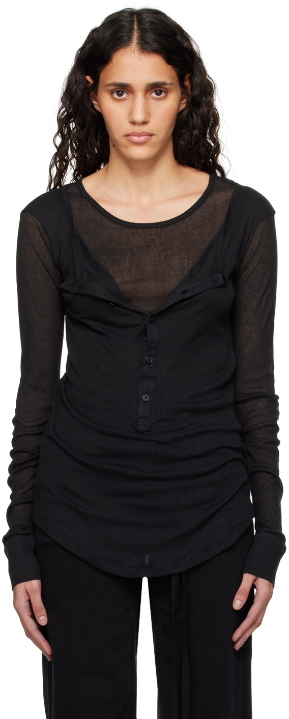 Ann Demeulemeester Black Long Sleeve