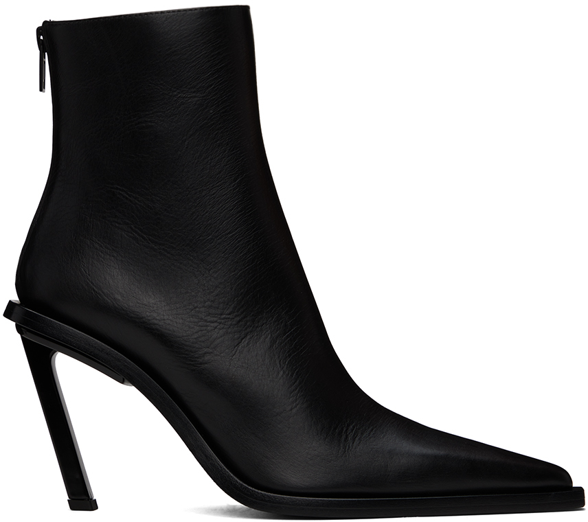Shop Ann Demeulemeester Black Anic Boots In 099 Black
