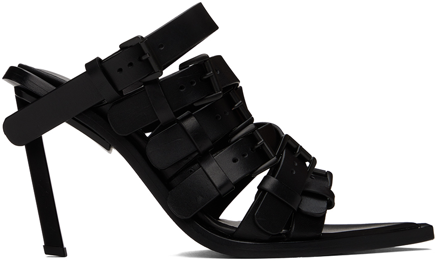 Ann Demeulemeesterのブラック Nel ミュールがセール中