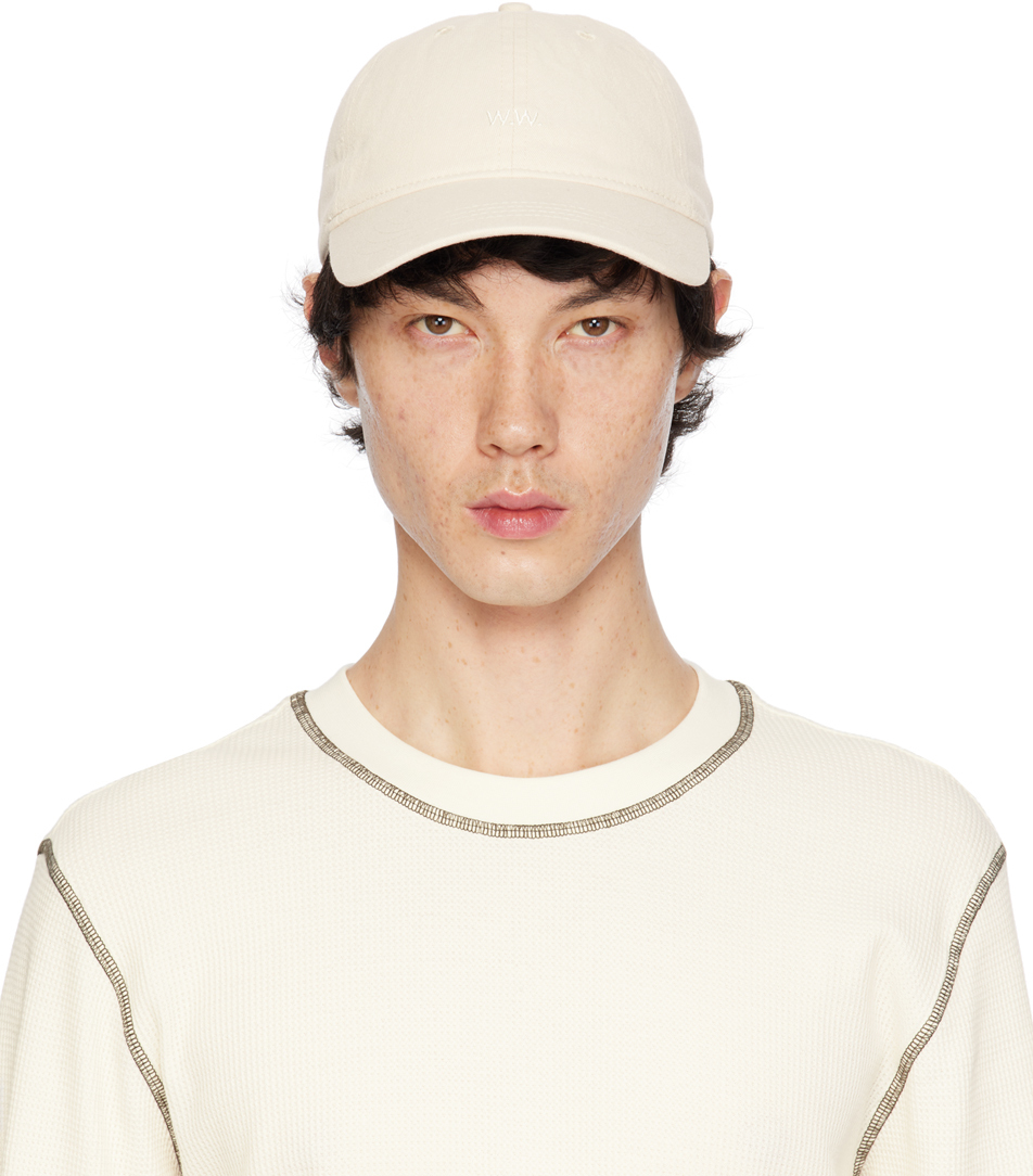 Wood Wood Off-white Low Profile Cap