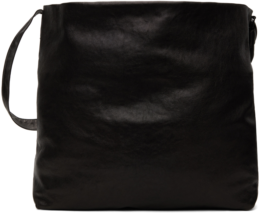 Shop Ann Demeulemeester Black Large Tosh Bag