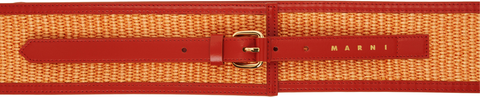 Orange High-Waist Belt