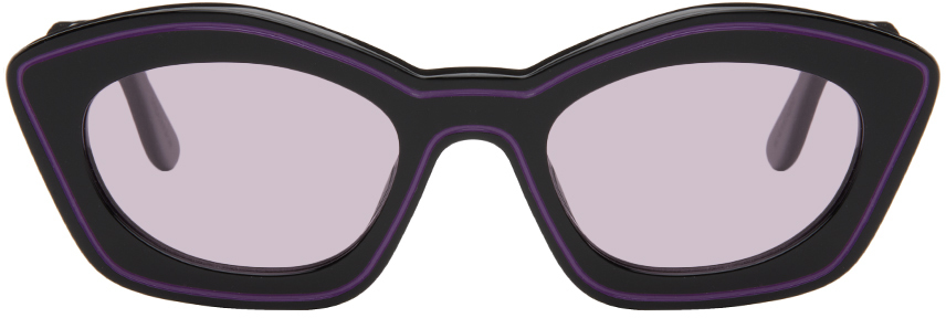 Black & Purple RETROSUPERFUTURE Edition Kea Island Sunglasses