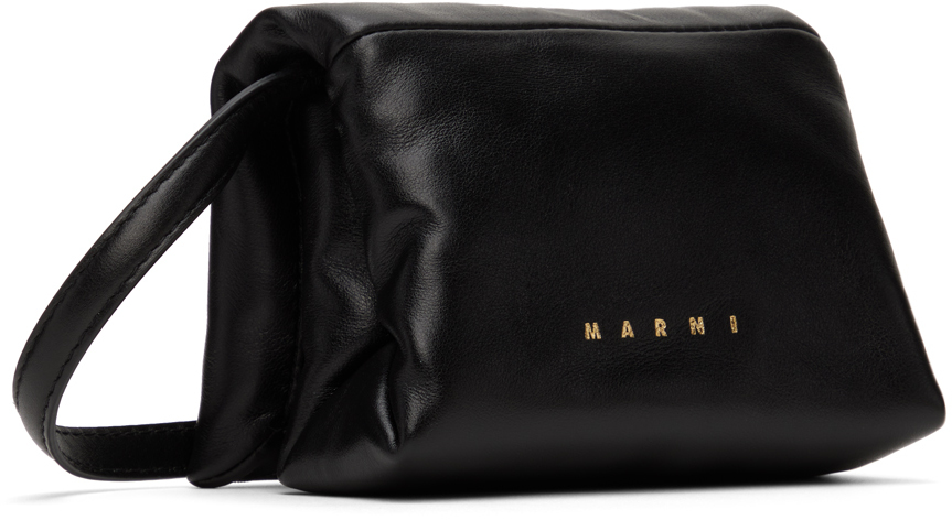Marni Black Mini Prisma Bag In 00n99 Black
