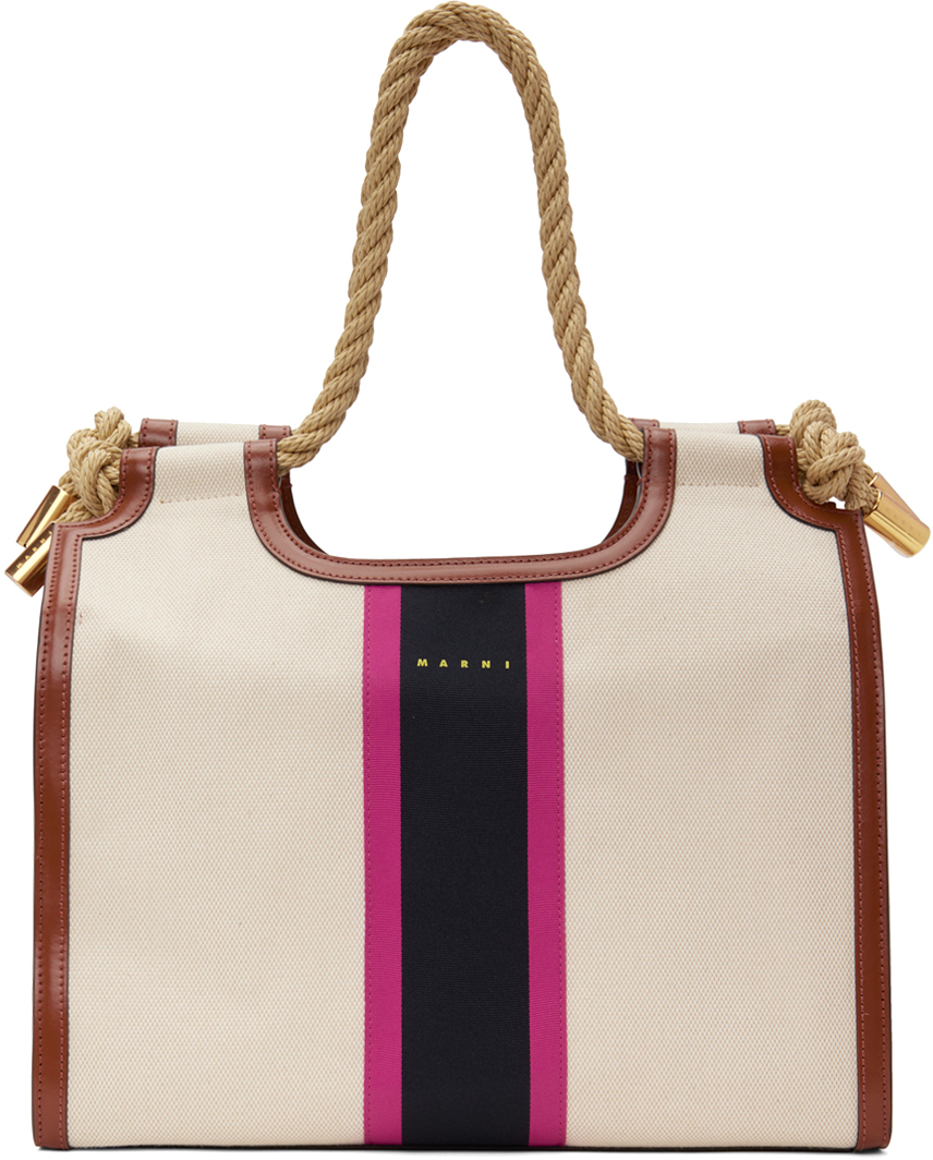 Beige Marcel Summer Rope Handles Tote