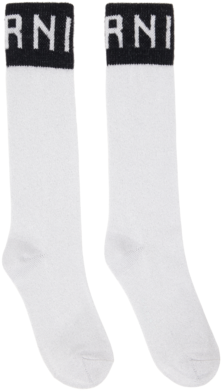 Gray Mid-Calf Socks