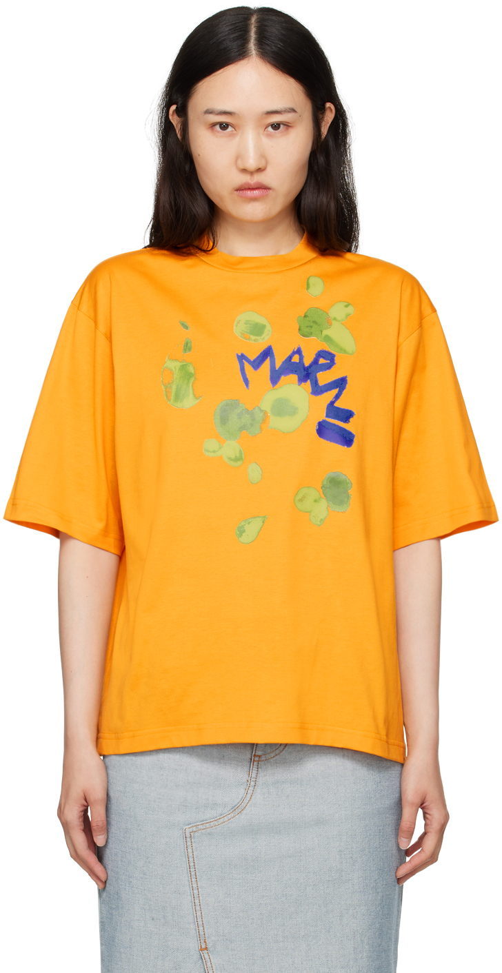 Yellow Dripping Flower T-Shirt