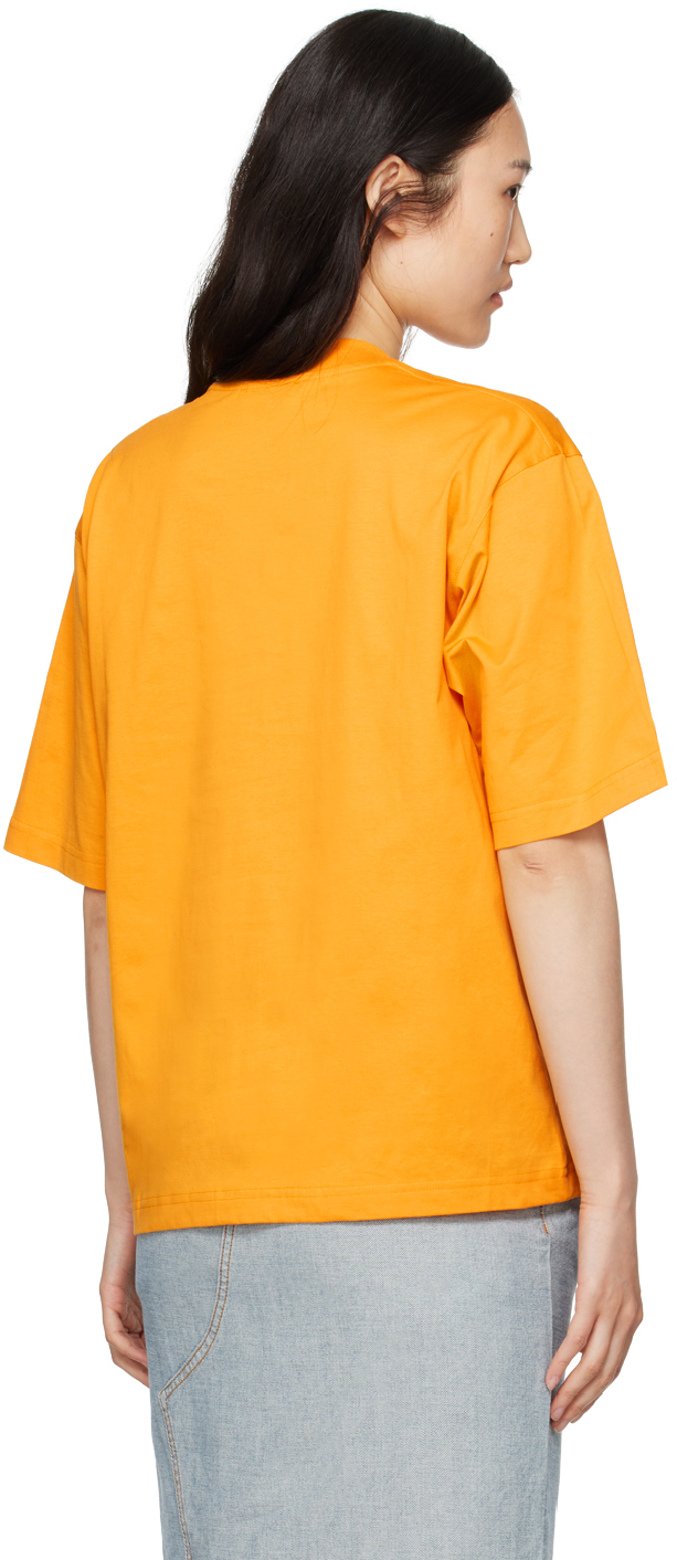 Marni Woman T-shirt Mandarin Size 2 Cotton In Dfr31 Light Orange