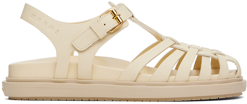 サンダル・ミュール MARNI Women Sandals SBMS004601 P800600W74 White ホワイト（白）系 MARNI(マルニ) サンダル・ミュール(レディース