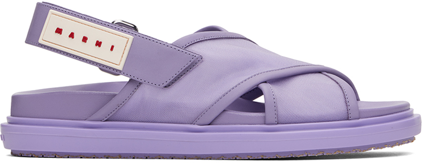 Purple Fussbett Sandals