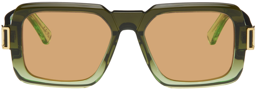 Marni Green Zamalek Sunglasses In Faded Green