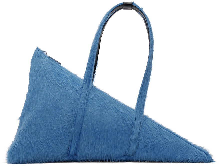 Blue Prisma Triangle Bag