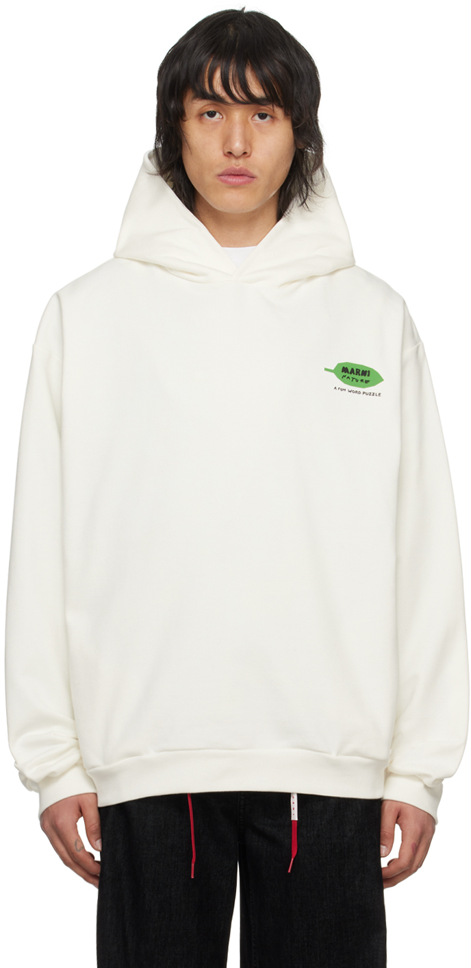 White flower online hoodie