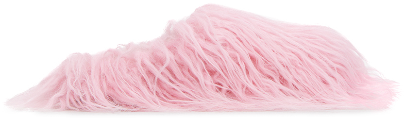 SSENSE Exclusive Pink Fussbett Sabot Loafers