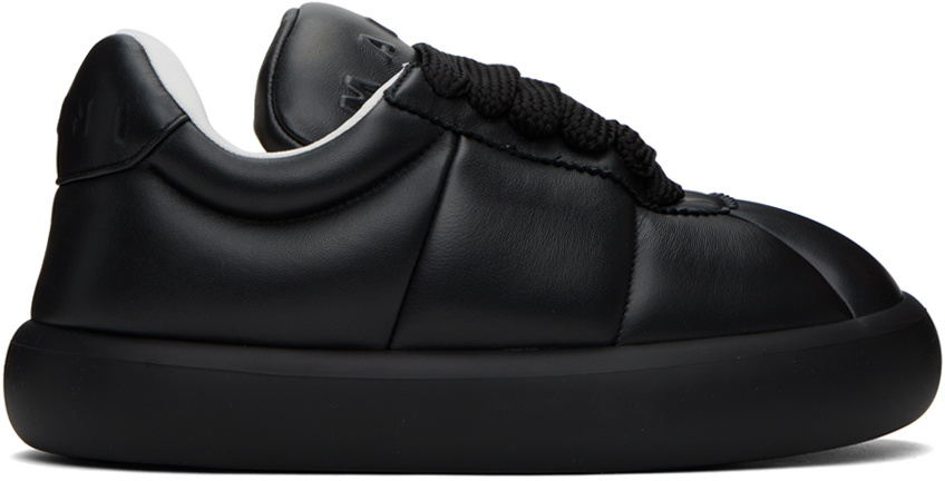 Shop Marni Black Big Foot 2.0 Sneakers In 00n99 Black