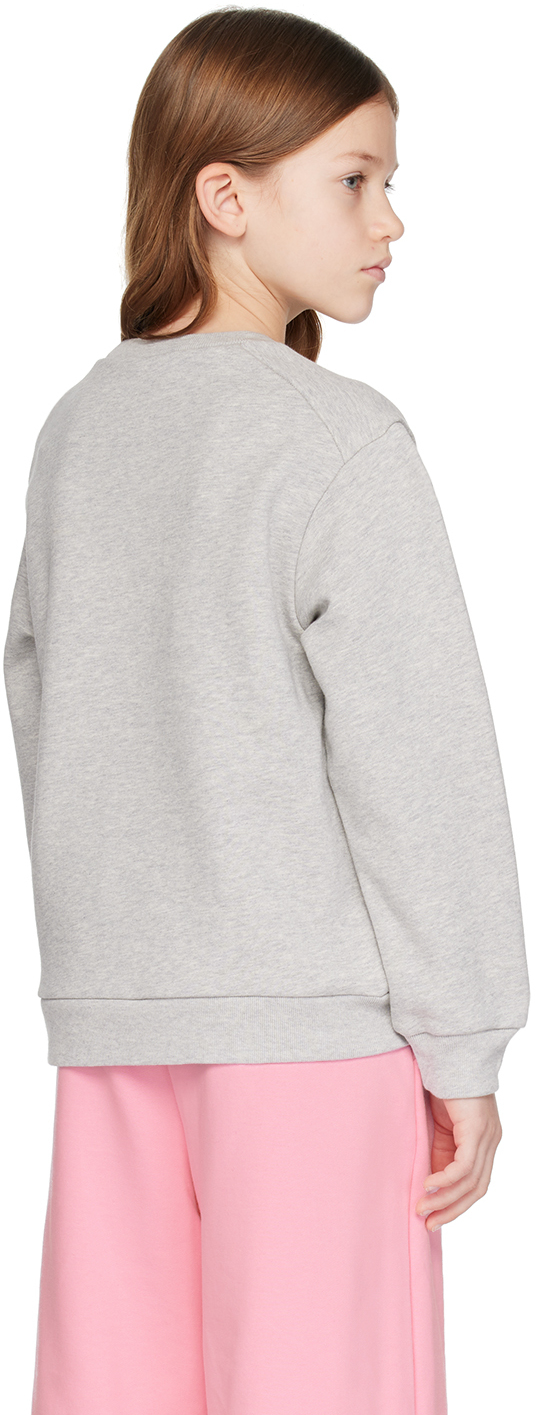 MARNI KIDS GRAY CREWNECK SWEATSHIRT 