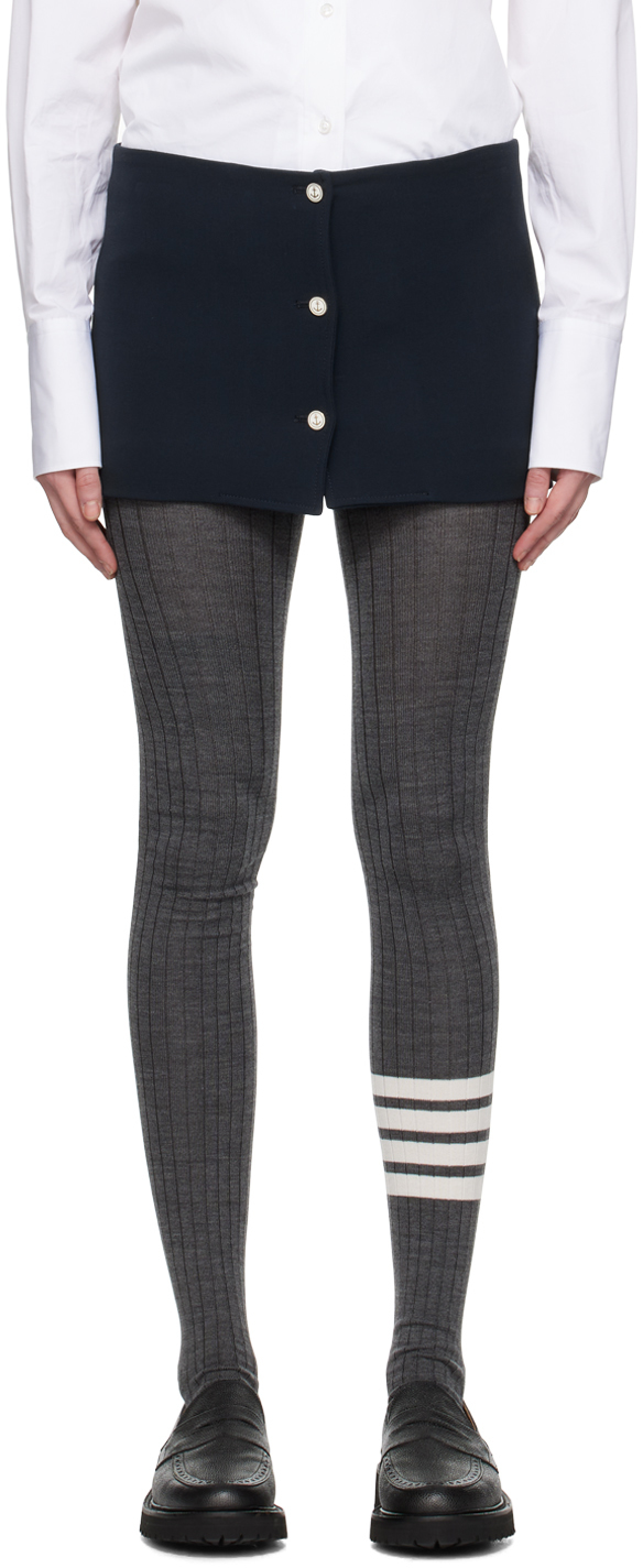 【関税込み】Thom Browne ネイビー ボタン ミニスカート Thom Browneのネイビー ボタン ミニスカートがセール中