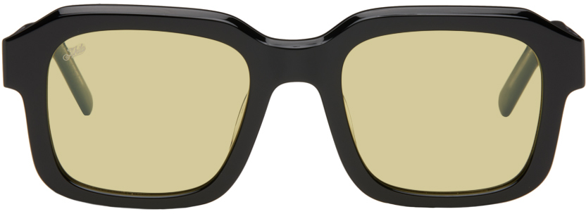 Akila Black Vera Sunglasses In Black / Yellow