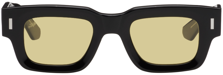 Akila Black Ares Sunglasses In Black/yellow